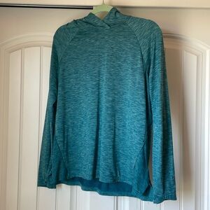 KUHL Women's Lightweight Engineered Hoodie Top - Teal Blue